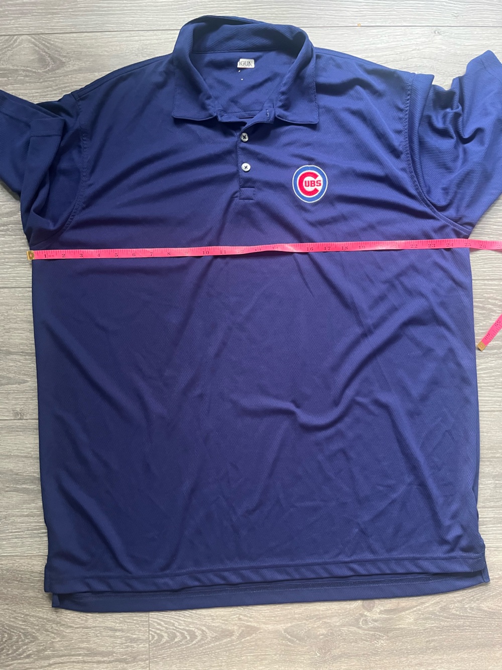 Antigua Chicago Cubs Blue Active Golf Tennis Short Sleeve Polo Men’s Shirt XL - Picture 7 of 7